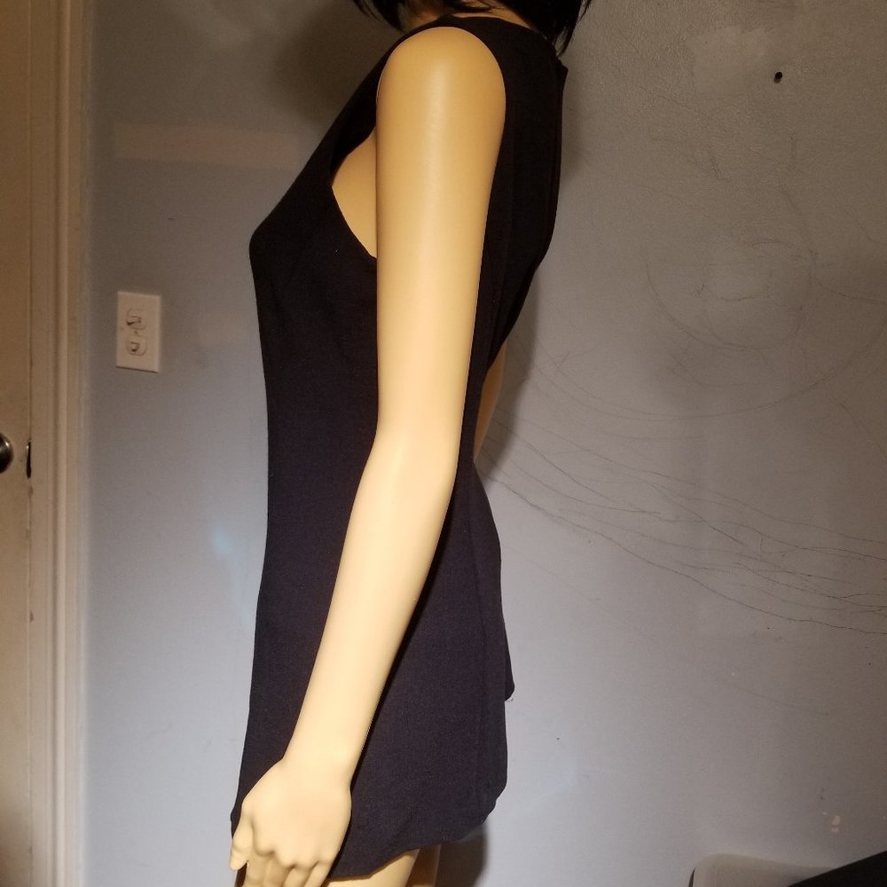 Emporio Armani black wool mini dress or tunic